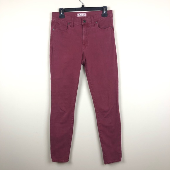 Madewell Garment-Dyed 9” Highrise Skinny Jeans - Picture 2 of 8